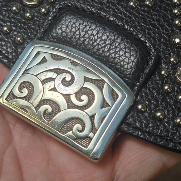 Brighton Star Glam Snappy Flap Mini Bag Crossbody Purse Clutch Studded Jeweled - Picture 13 of 15